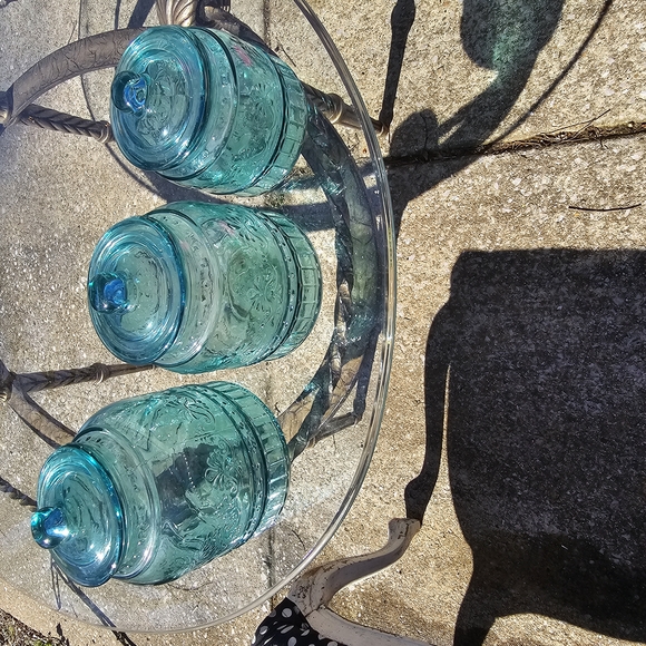 The Pioneer Woman Other - Set of Pioneer Woman  Three Blue Jars